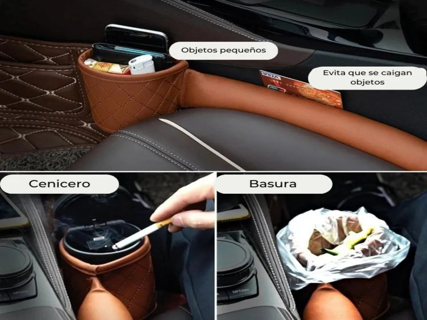 ALMOHADILLA DE ALMACENAMIENTO PARA CARRO (1 PAR)