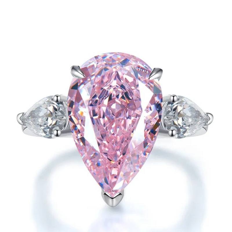 ANILLO DE DIAMANTE ROSA