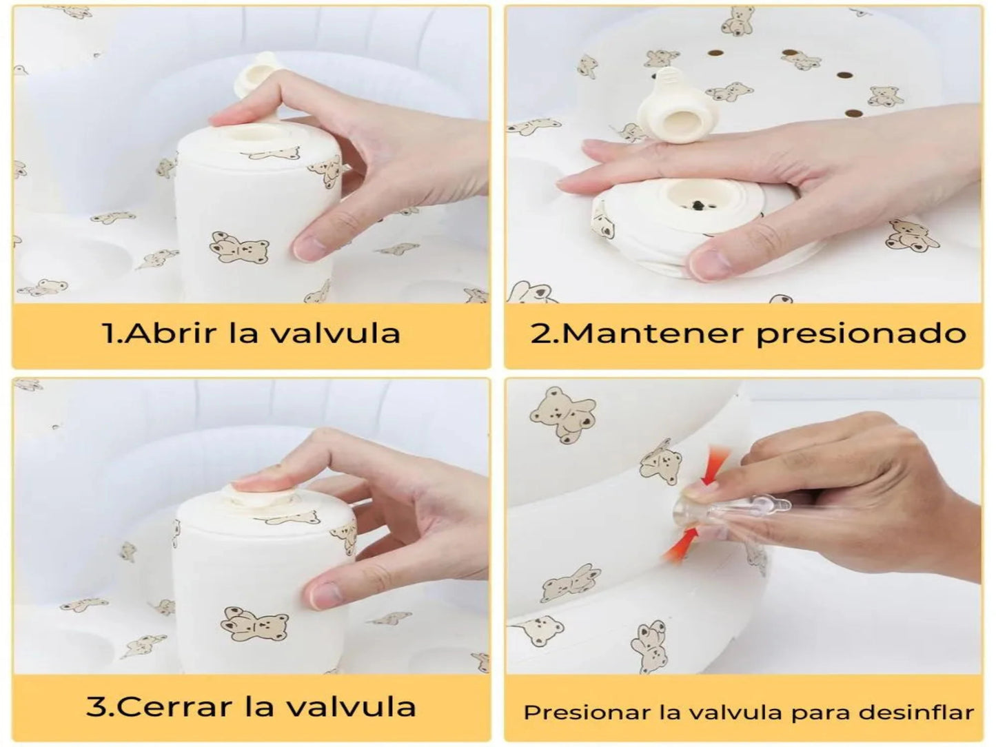 ASIENTO INFLABLE PARA BEBÉS