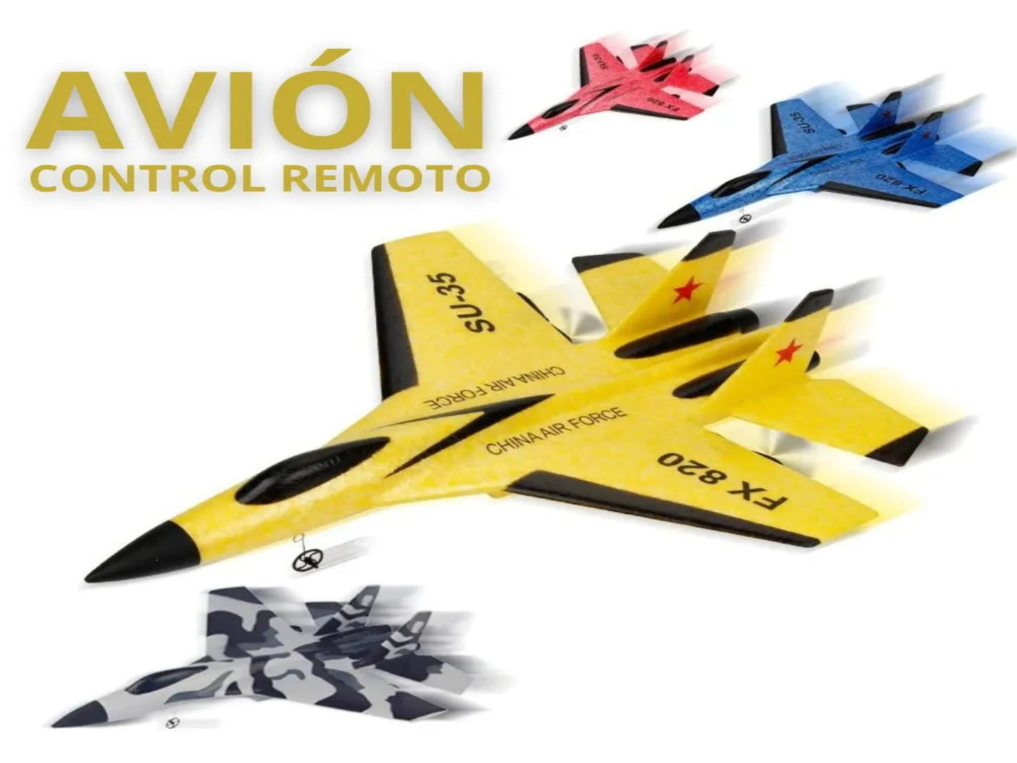 AVIÓN CONTROL REMOTO