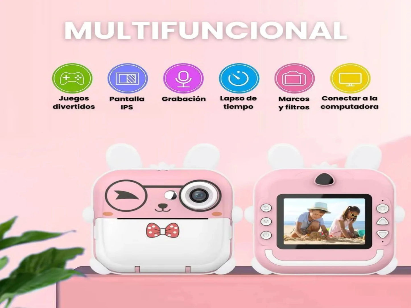 CÁMARA INSTANTÁNEA PARA NIÑOS