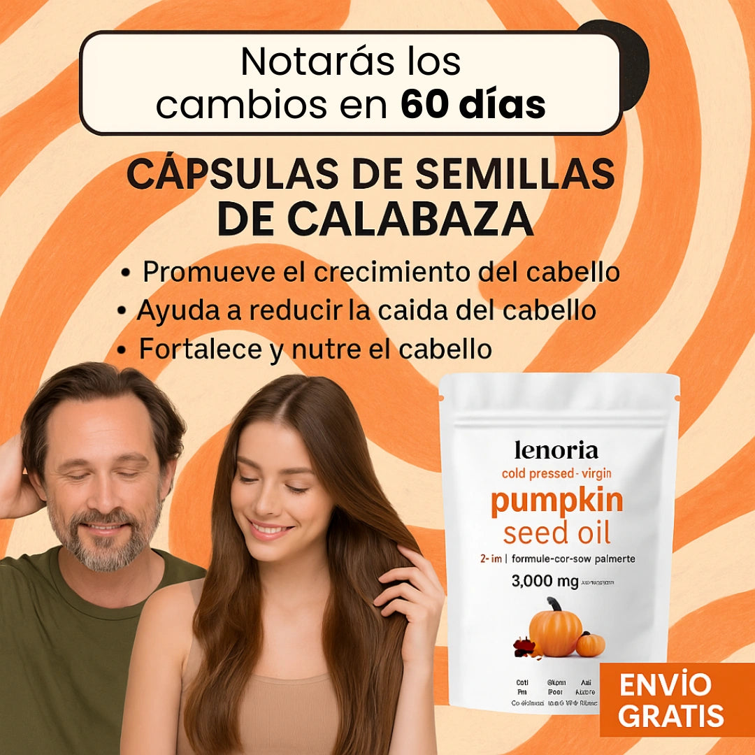 CAPSULAS DE SEMILLAS DE CALABAZA