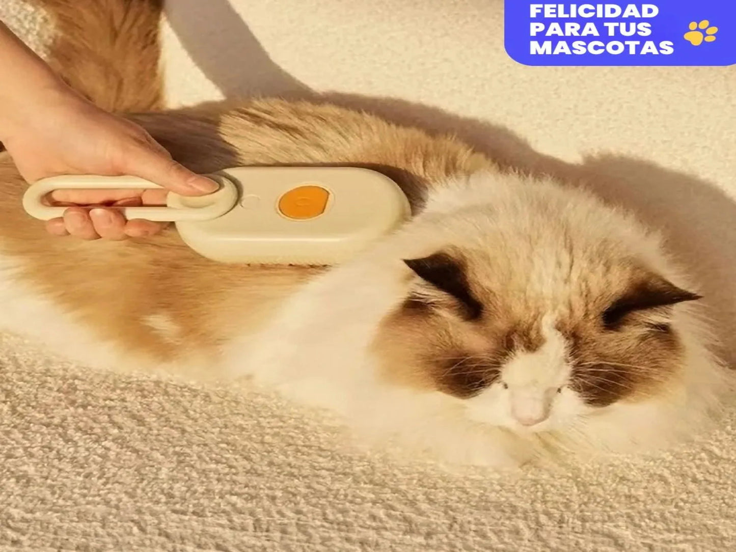 CEPILLO VAPORIZADOR PARA MASCOTAS