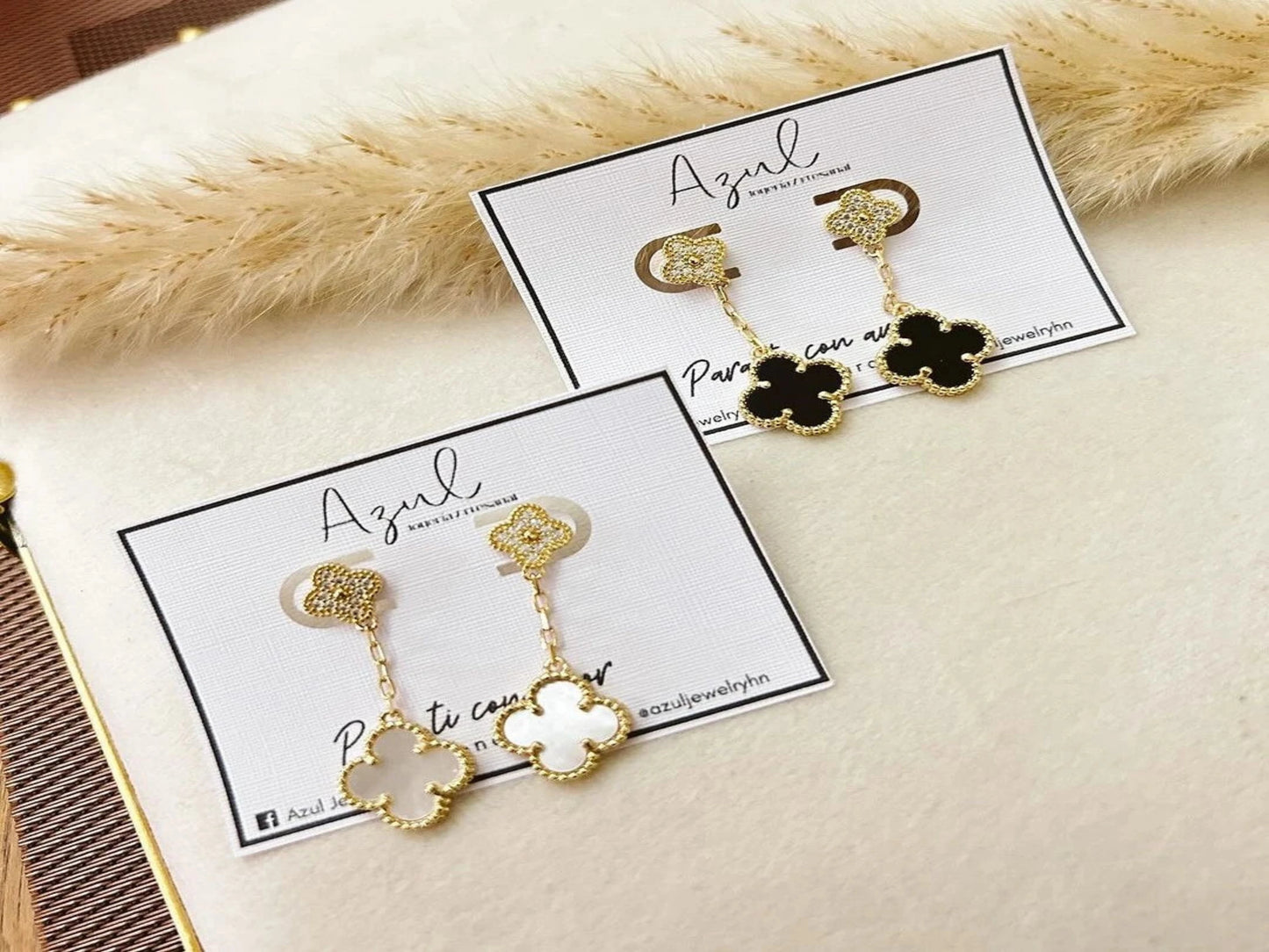 ARETES COLGANTES DE TRÉBOL