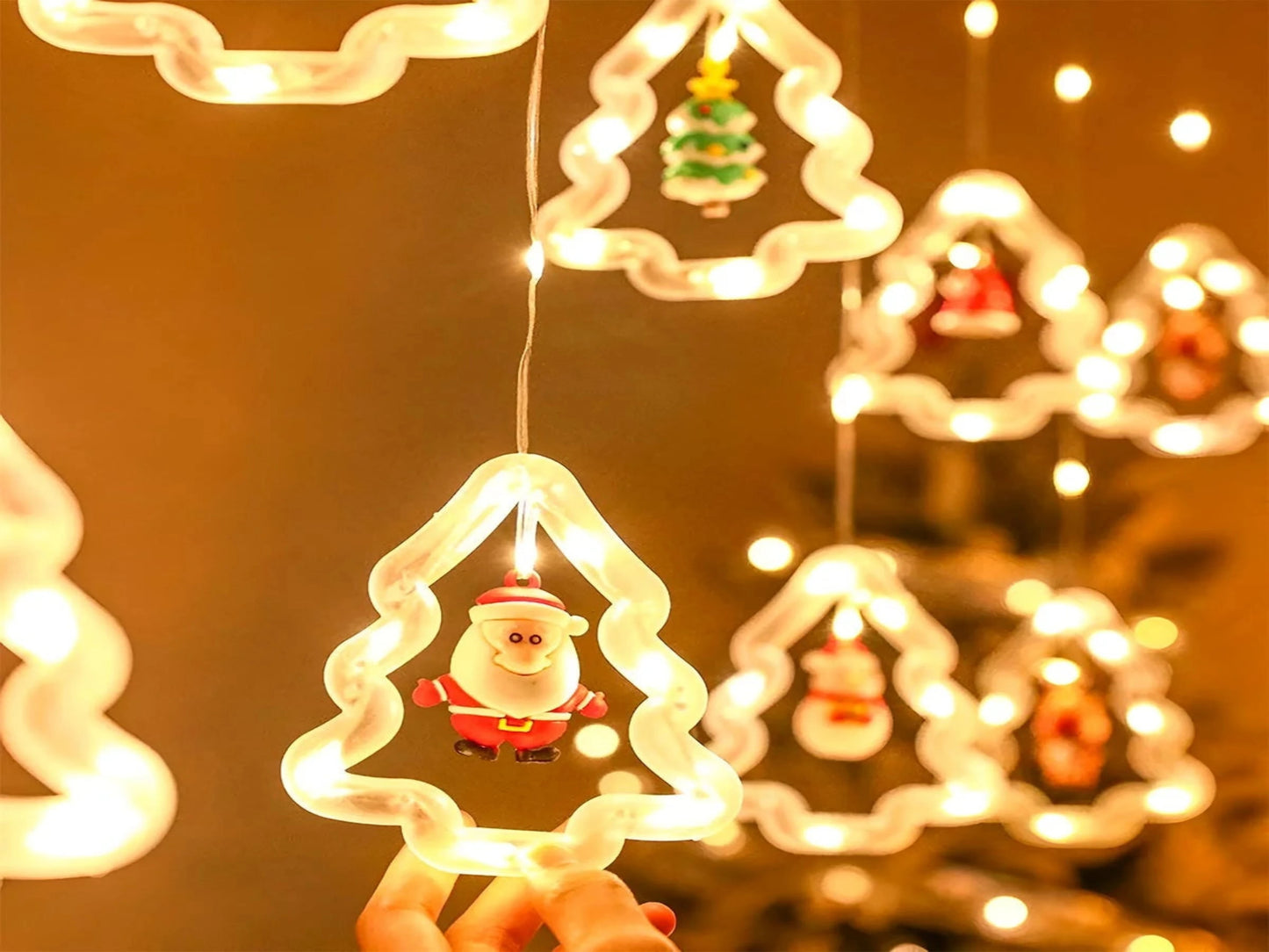 CORTINA DE LUCES DE NAVIDAD