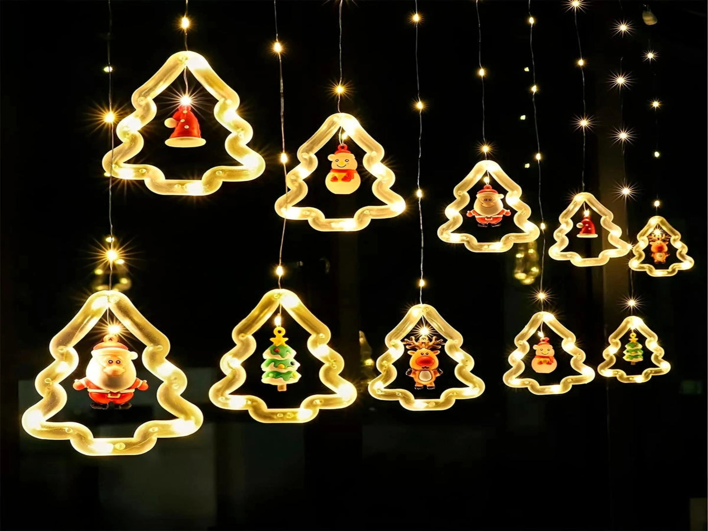 CORTINA DE LUCES DE NAVIDAD