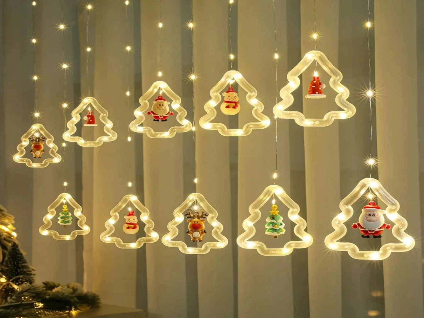 CORTINA DE LUCES DE NAVIDAD