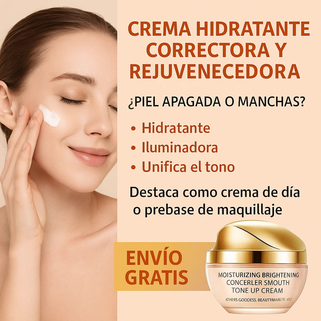 Crema Hidratante Correctora y Rejuvenecedora