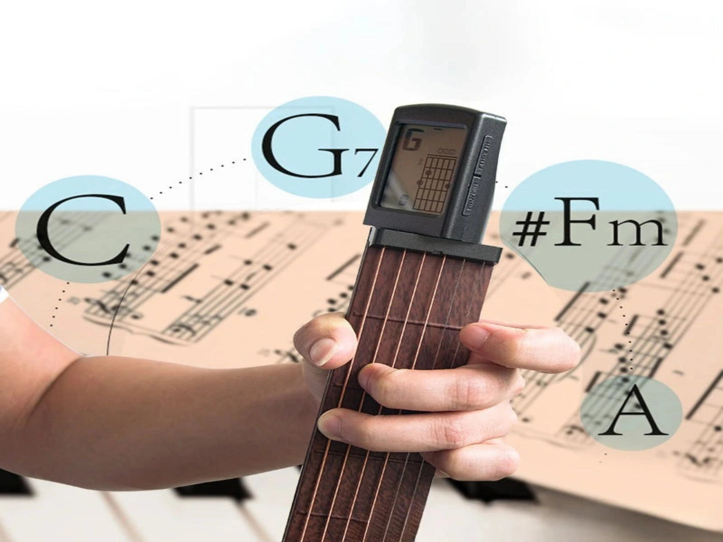 ENTRENADOR DE ACORDES DE GUITARRA DIGITAL