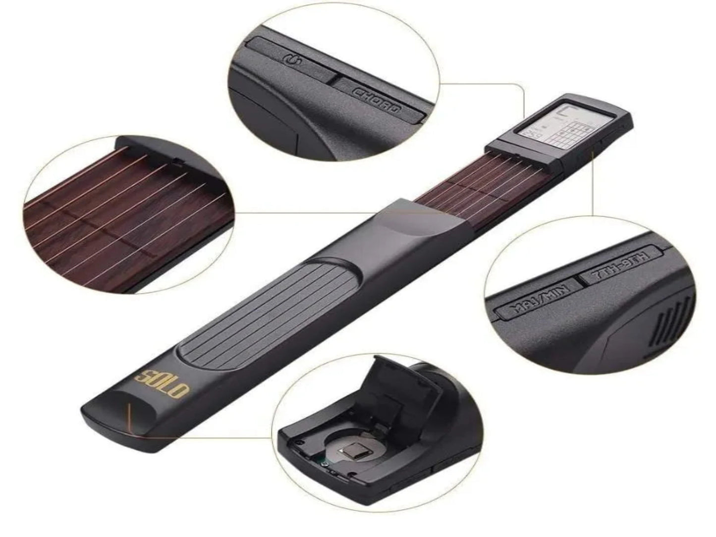 ENTRENADOR DE ACORDES DE GUITARRA DIGITAL