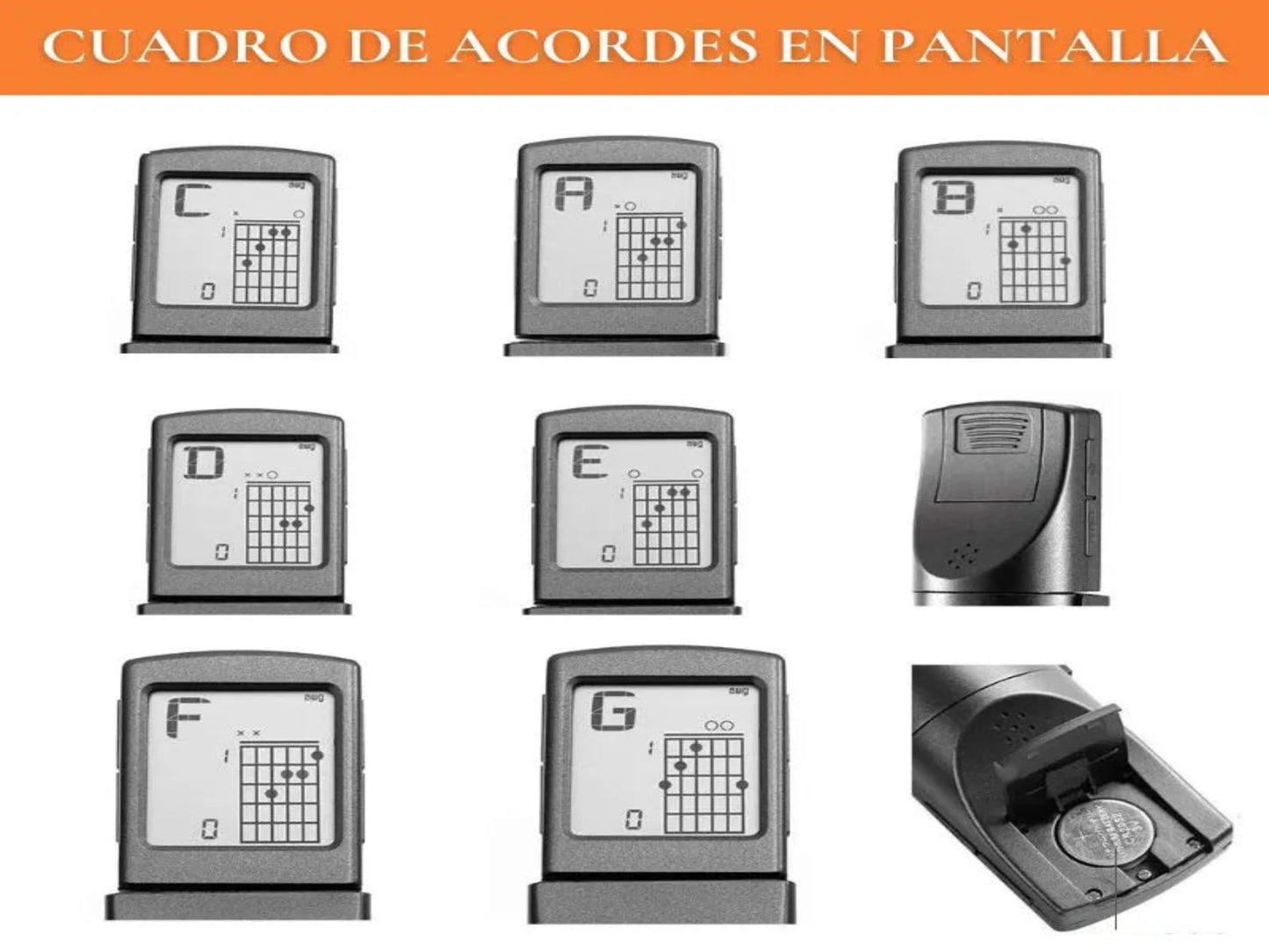 ENTRENADOR DE ACORDES DE GUITARRA DIGITAL