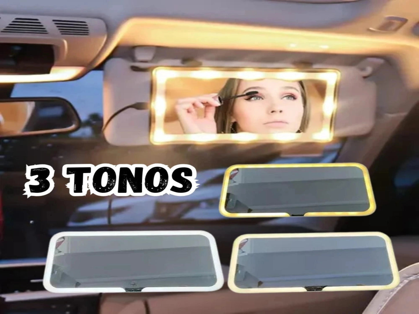 ESPEJO LUZ LED PARA CARRO