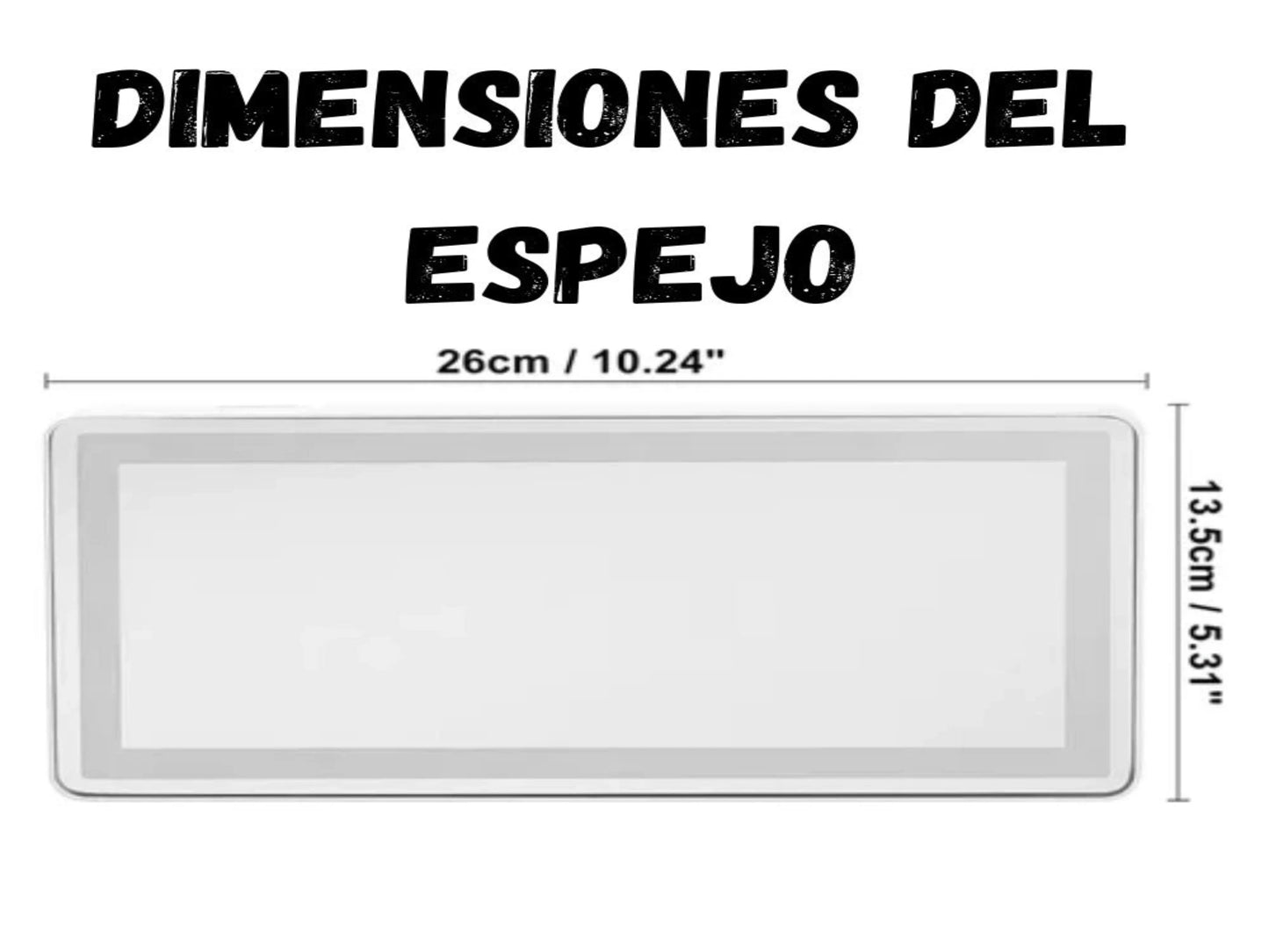 ESPEJO LUZ LED PARA CARRO