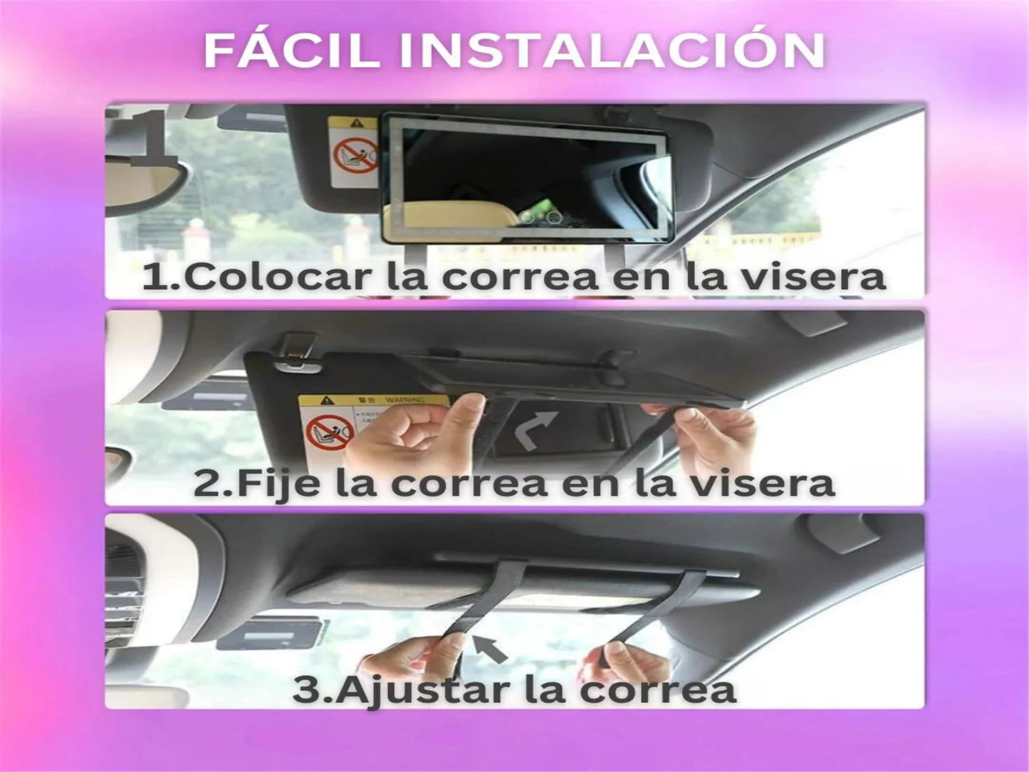 ESPEJO LUZ LED PARA CARRO
