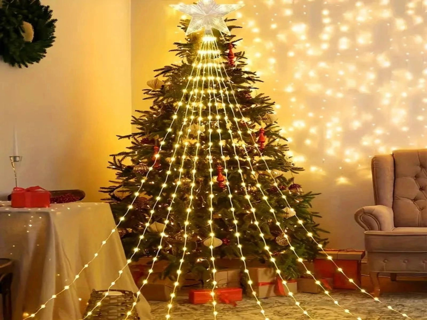 EXTENSIÓN DE LUCES NAVIDEÑAS
