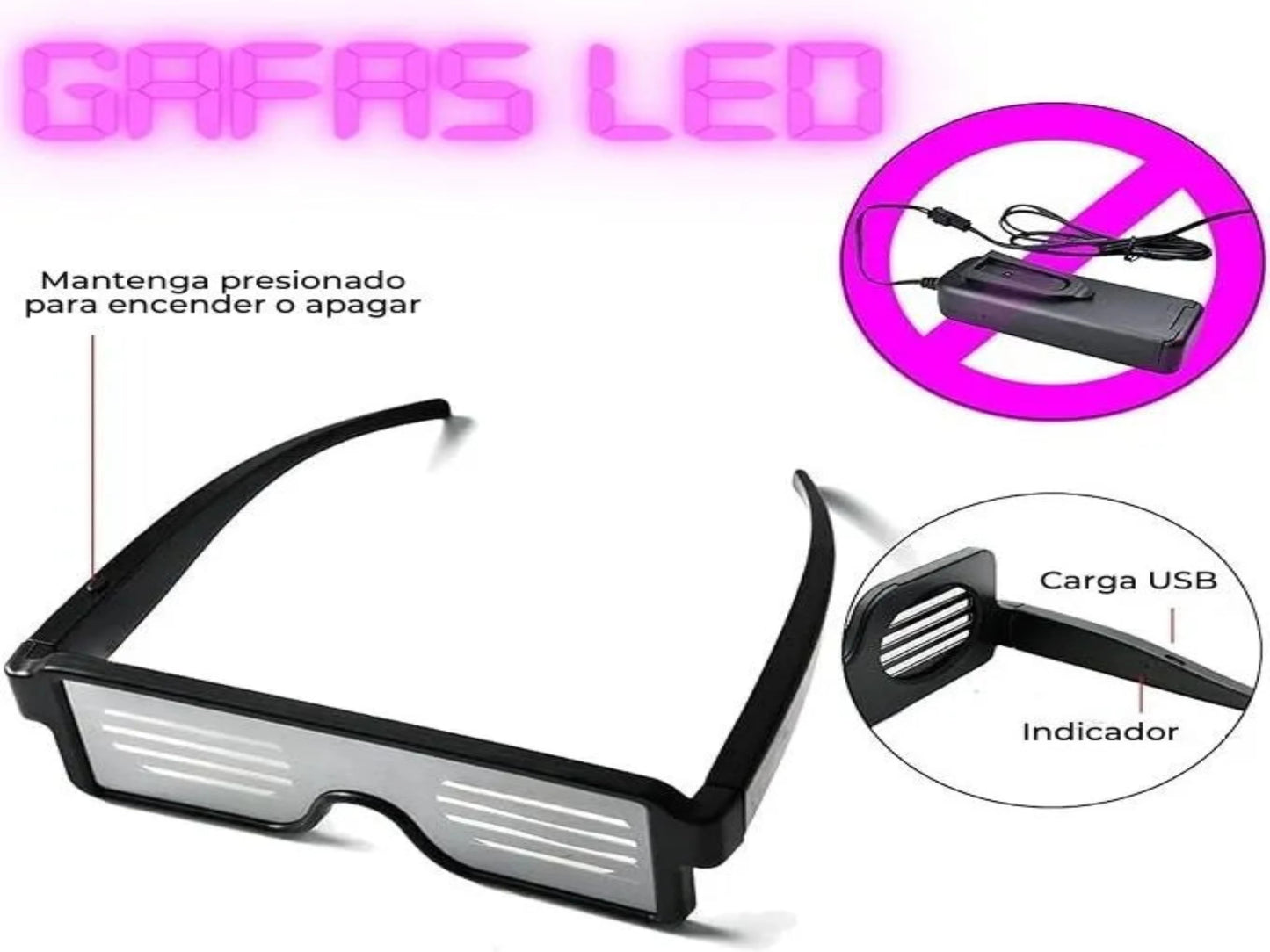 GAFAS LED