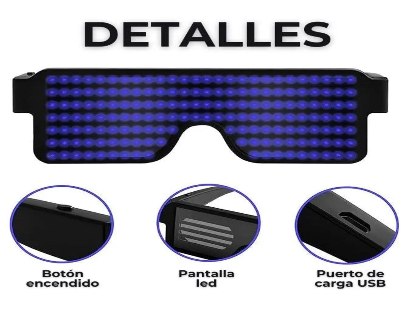 GAFAS LED
