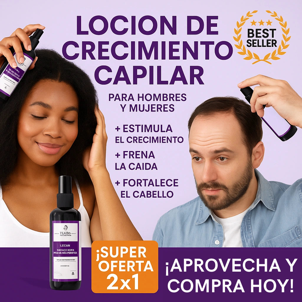 LOCIÓN DE CRECIMIENTO CAPILAR 2X1