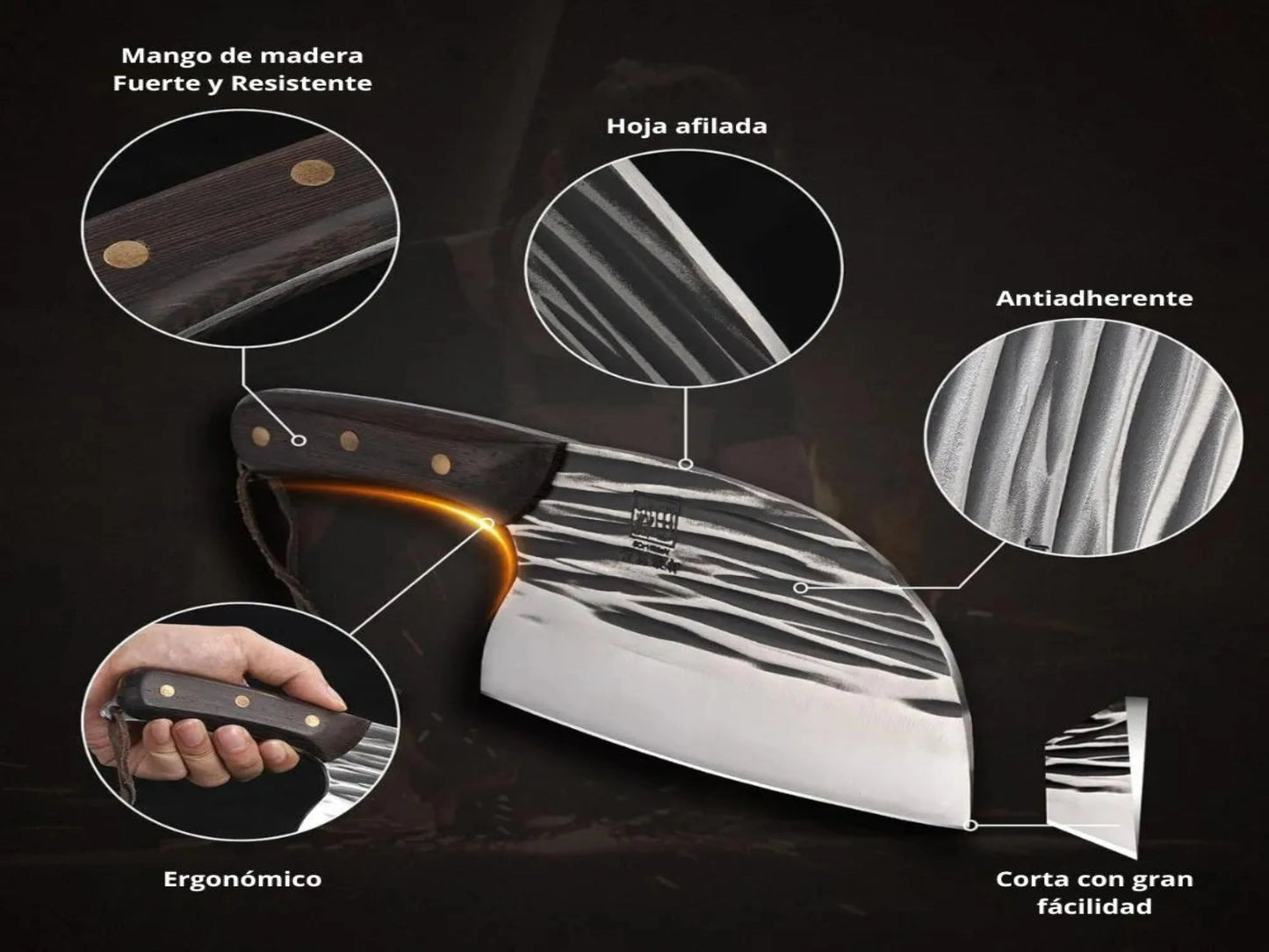 MasterBlade - CUCHILLO DE ACERO INOXIDABLE