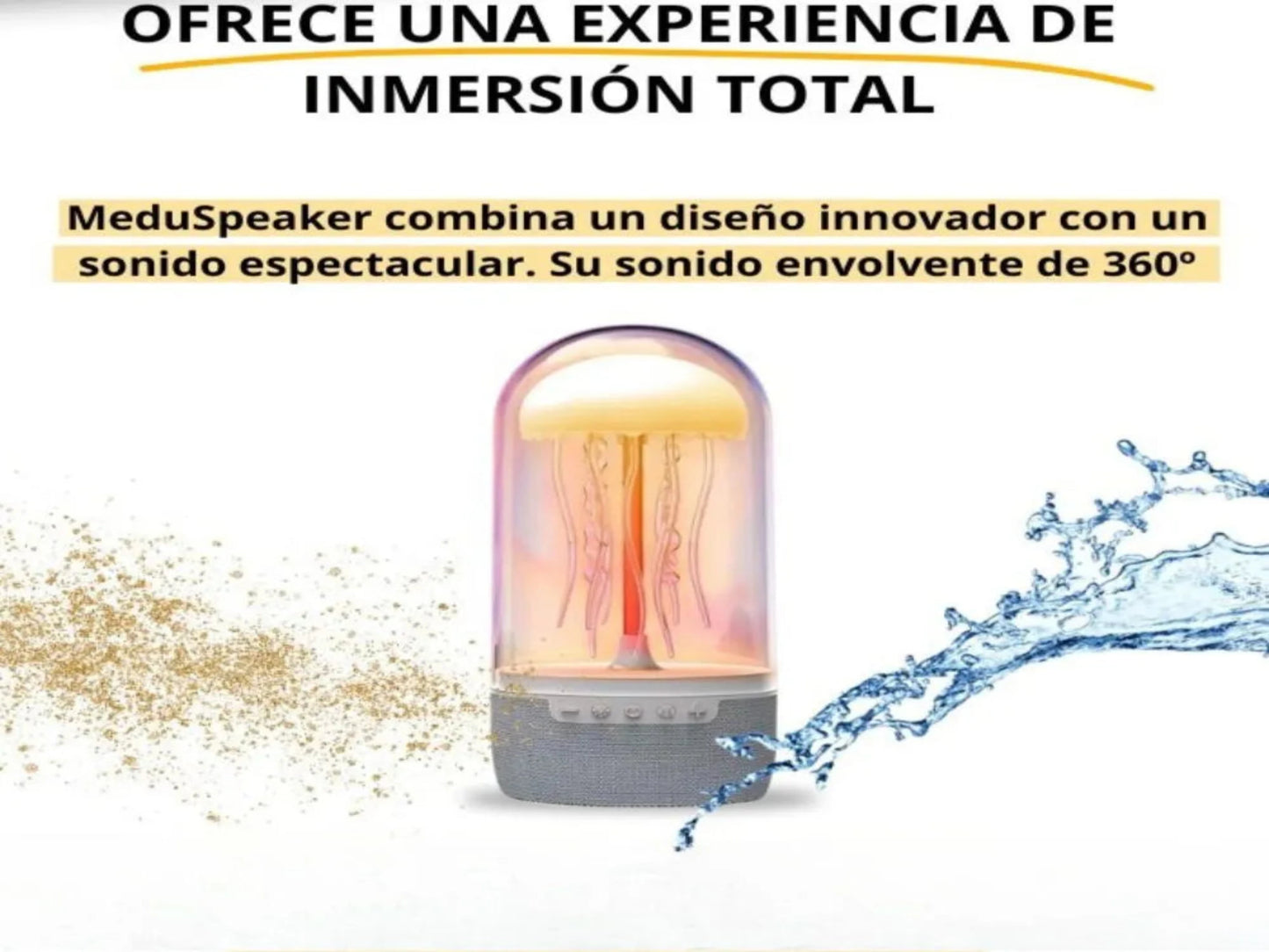 MeduSpeaker - LÁMPARA ALTAVOZ