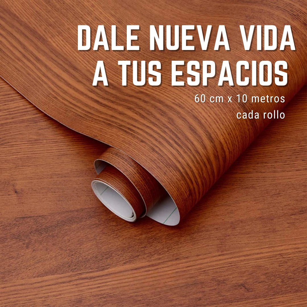 PAPEL VINILO MADERA (10M)
