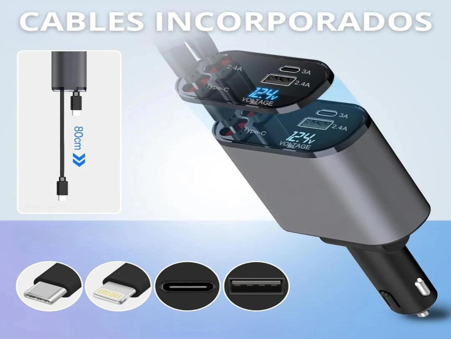 PowerDrive - CARGADOR PARA CARRO