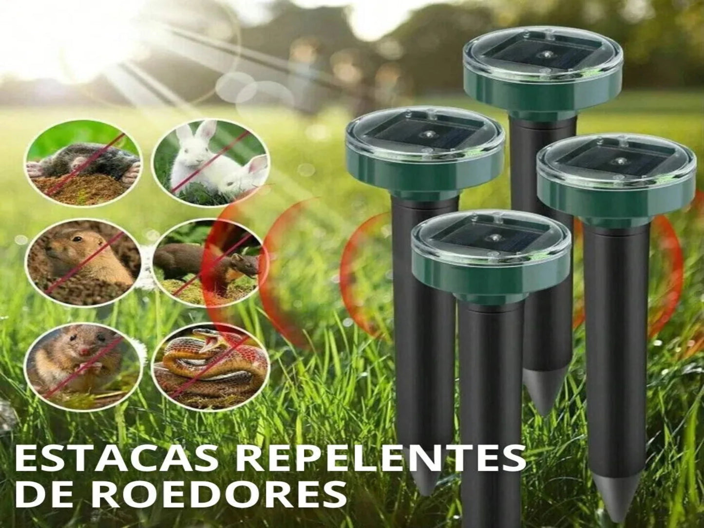 ESTACAS REPELENTES DE ROEDORES