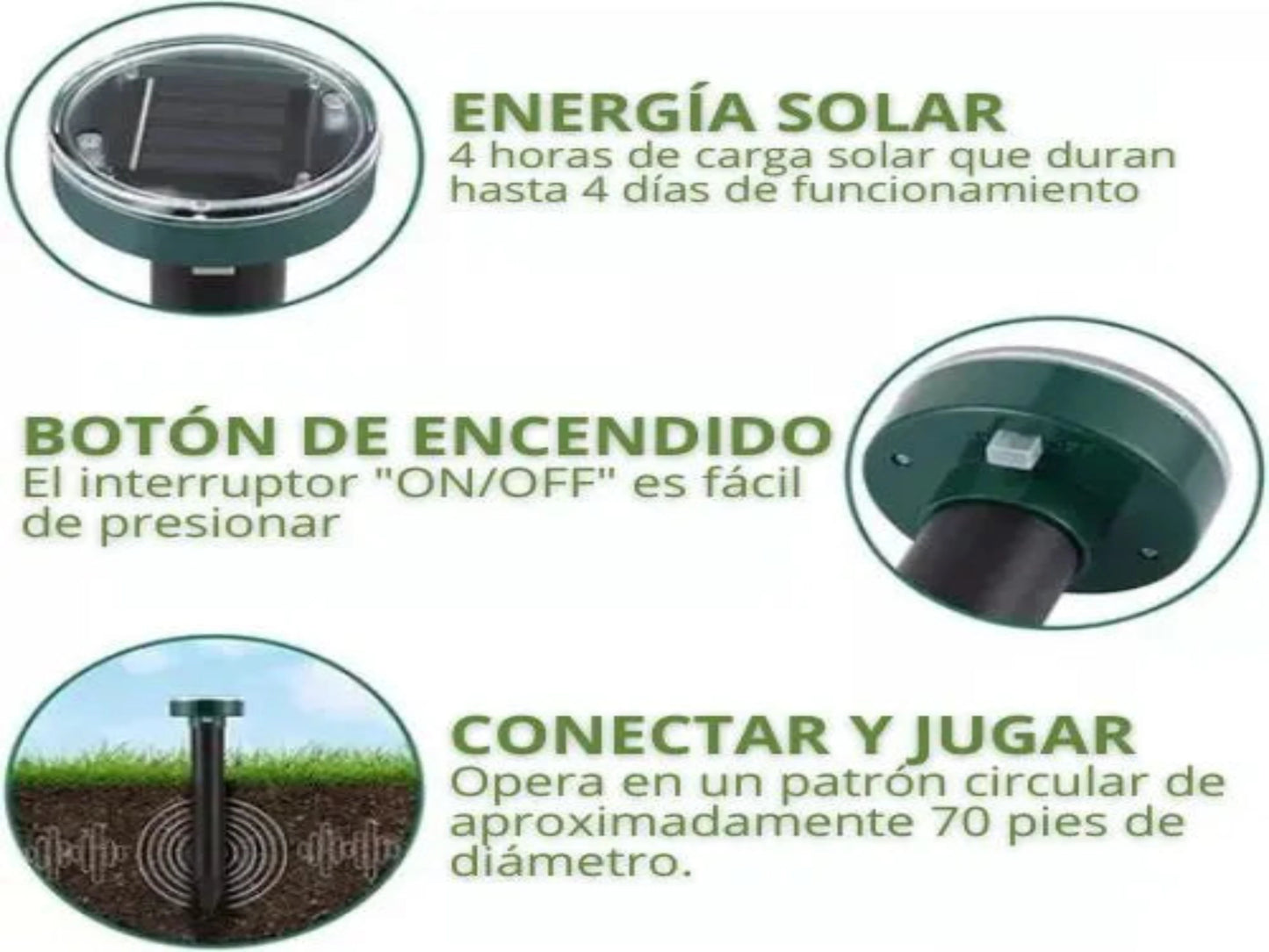 ESTACAS REPELENTES DE ROEDORES