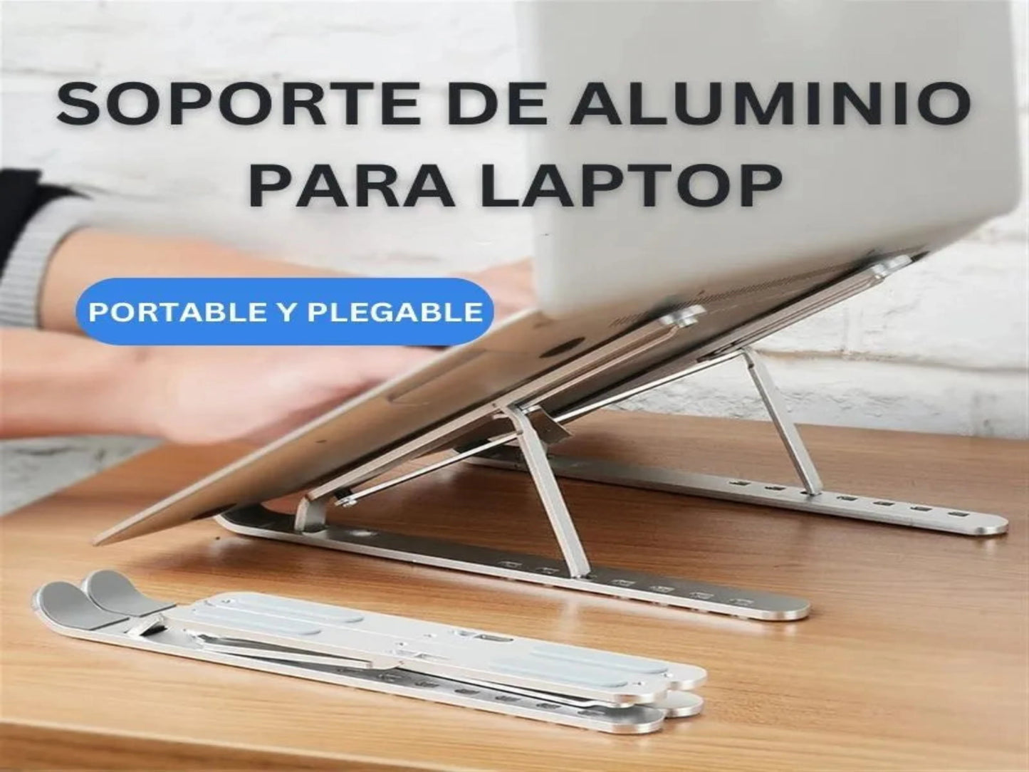 SOPORTE DE ALUMINIO PARA LAPTOP