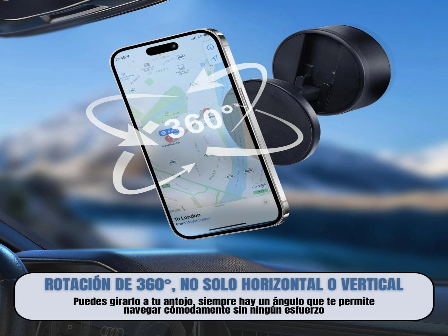 SOPORTE MAGNÉTICO PARA CELULAR