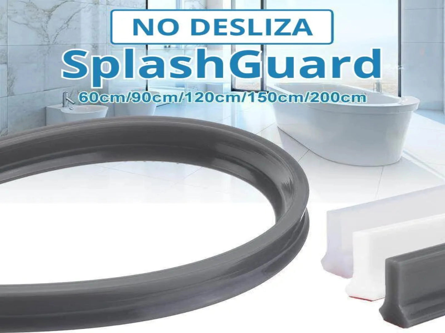 SplashGuard - BARRERA DE SILICONA PARA DUCHA