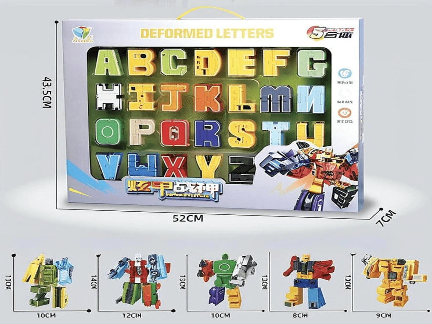 SET DE TRANSFORMER DE LETRAS