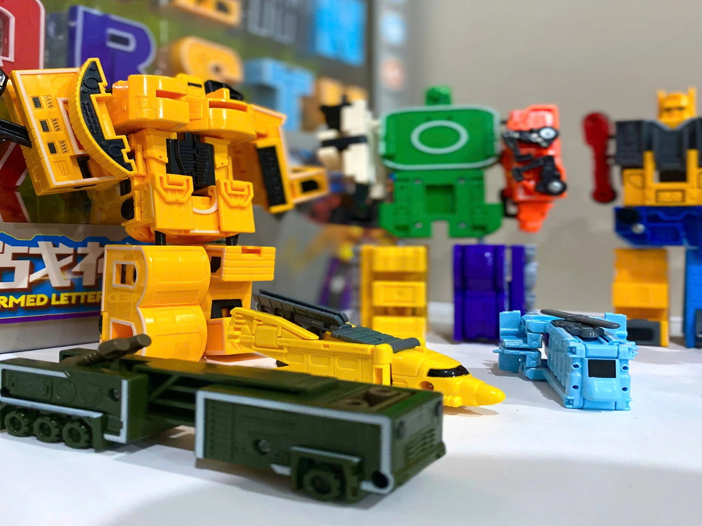 SET DE TRANSFORMER DE LETRAS