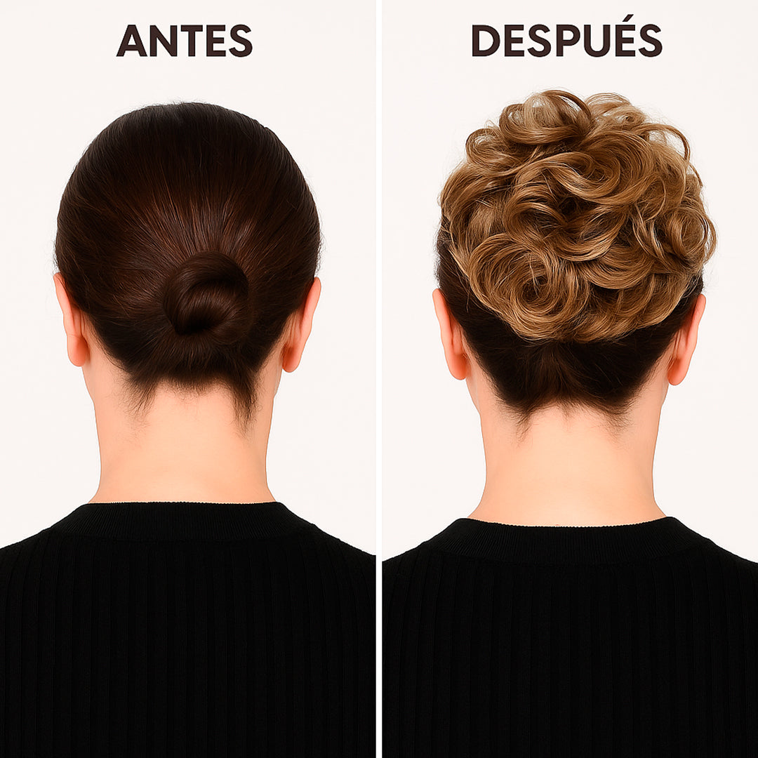 MOÑO PARA PEINADO ELEGANTE + SPRAY VOLUMINIZADOR