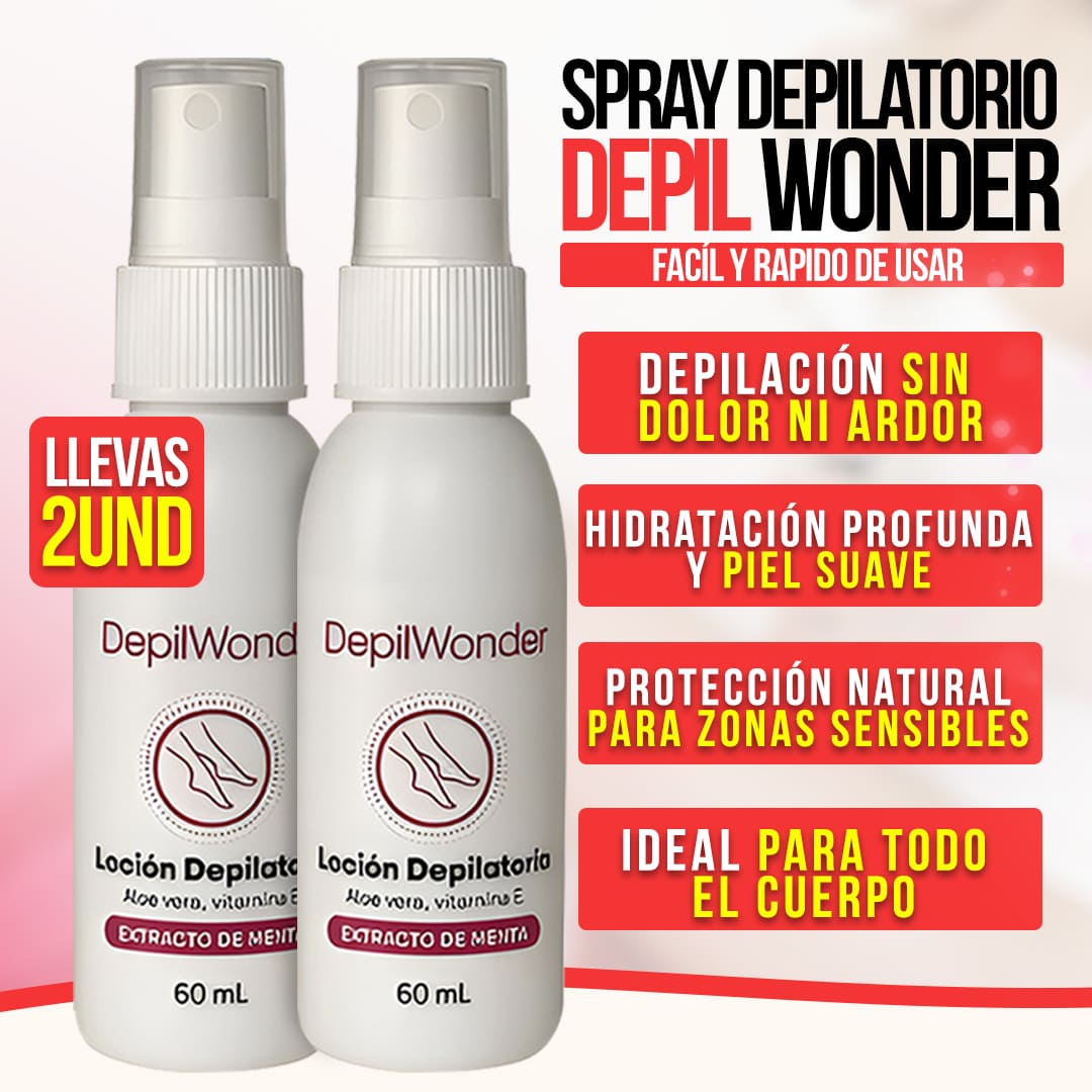 ✨ Spray Depilatorio 🌸 Depil Wonder 🌟 | PROMO 2X1