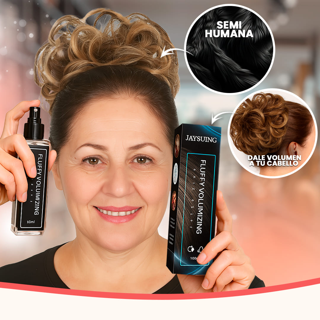 MOÑO PARA PEINADO ELEGANTE + SPRAY VOLUMINIZADOR