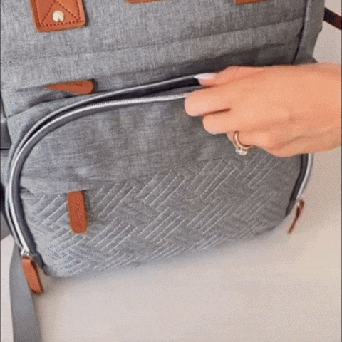 Mochila para bebes con cambiadora para pañales