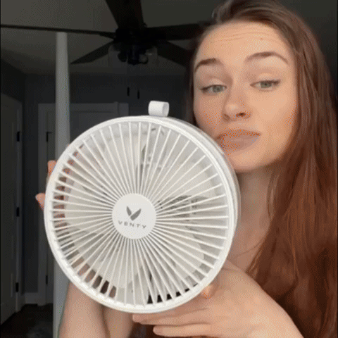 Ventilador portátil y recargable