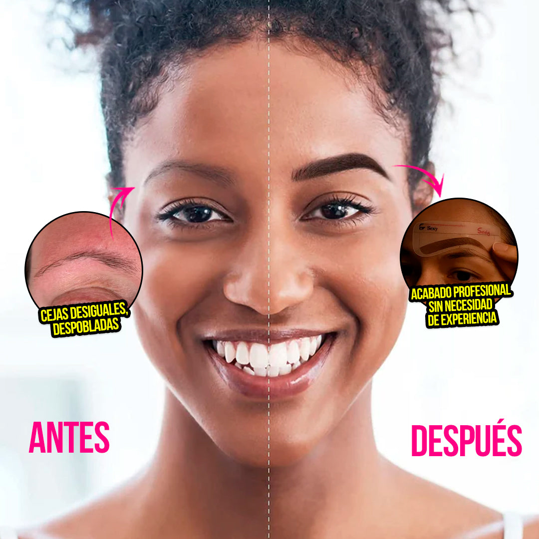 Kit para cejas con molde
