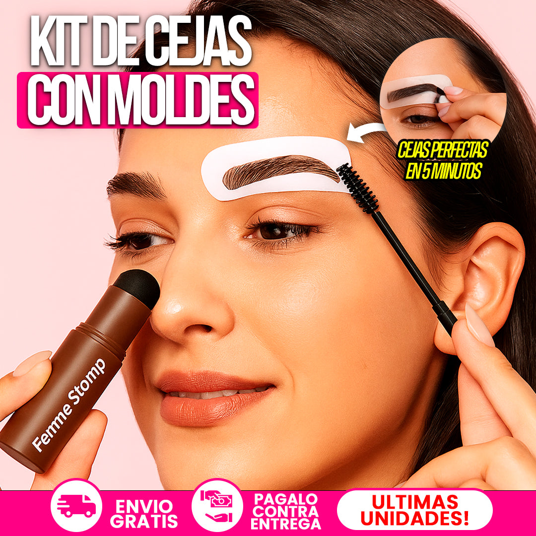 Kit para cejas con molde