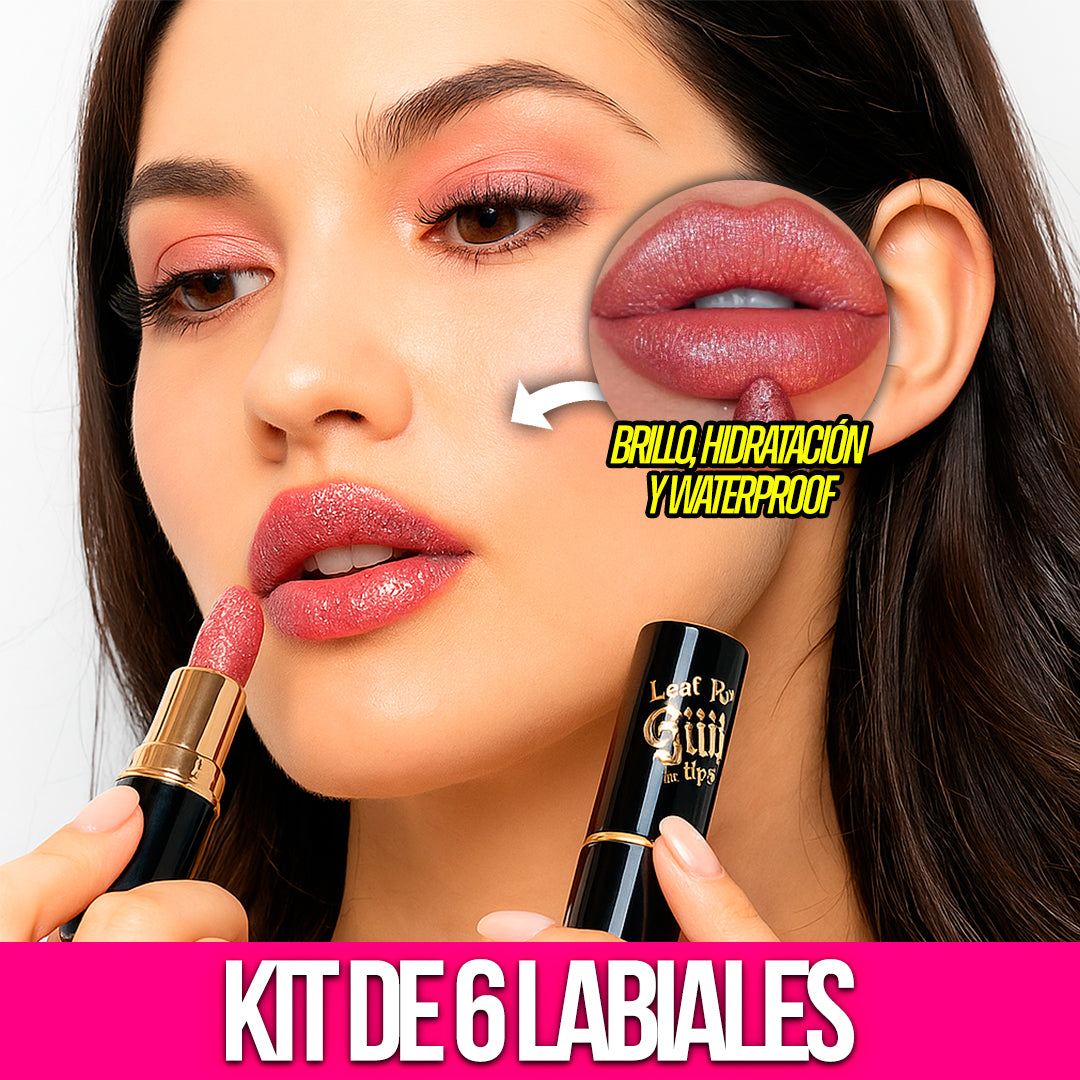 Kit de 6 labiales