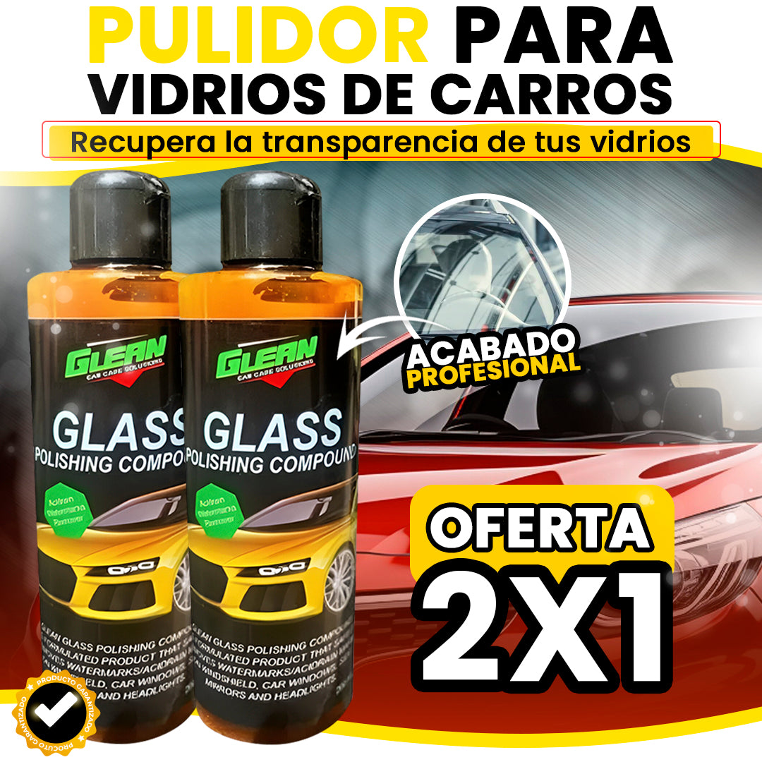 PULIDOR PARA VIDRIOS DE CARRO (PROMO 2X1)