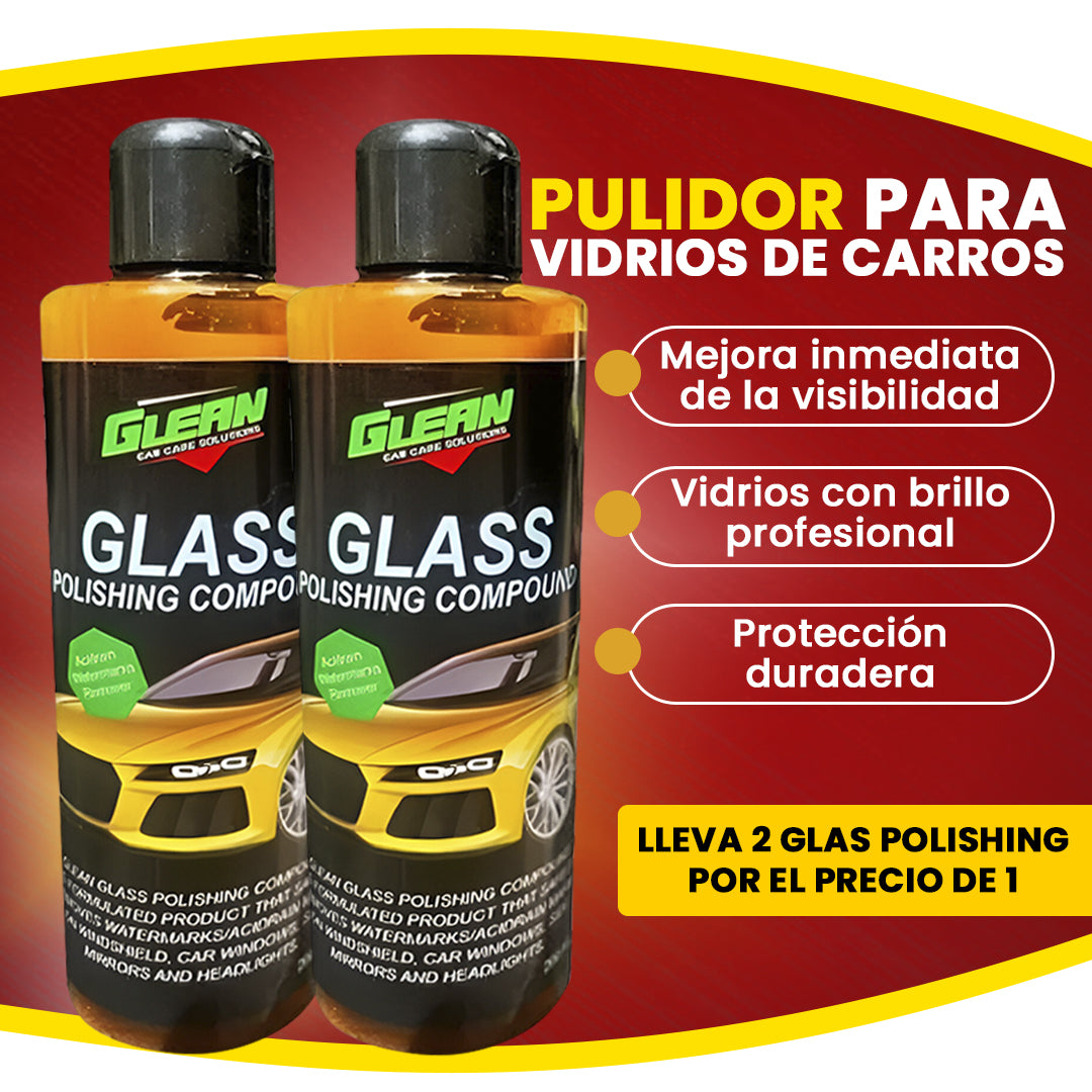 PULIDOR PARA VIDRIOS DE CARRO (PROMO 2X1)