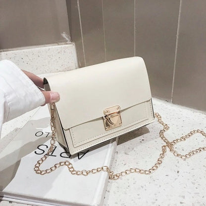 BOLSO CON CADENA DORADA (2 BOLSOS)