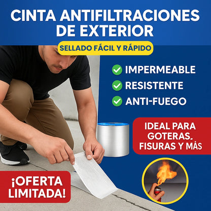 CINTA ANTIFILTRACIONES DE EXTERIOR (ROLLO DE 5 METROS)