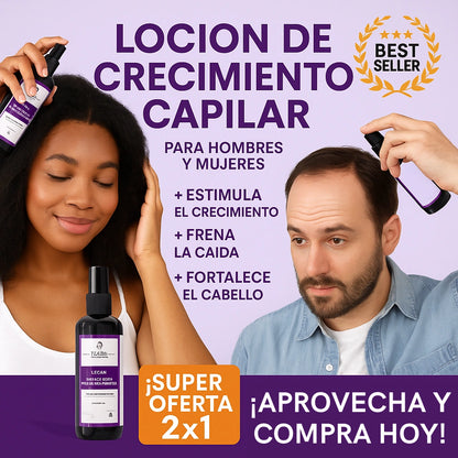 LOCIÓN DE CRECIMIENTO CAPILAR 2X1