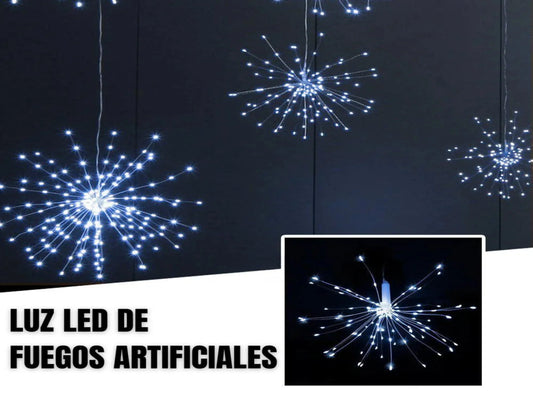 LUZ LED DE FUEGOS ARTIFICIALES