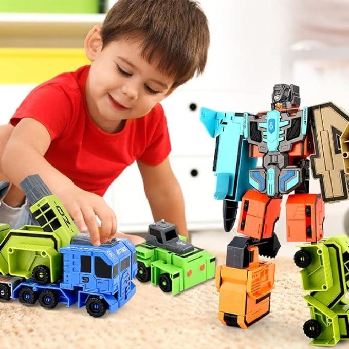 PROMO DOBLE SET DE ROBOT TRANSFORMER (2X1)