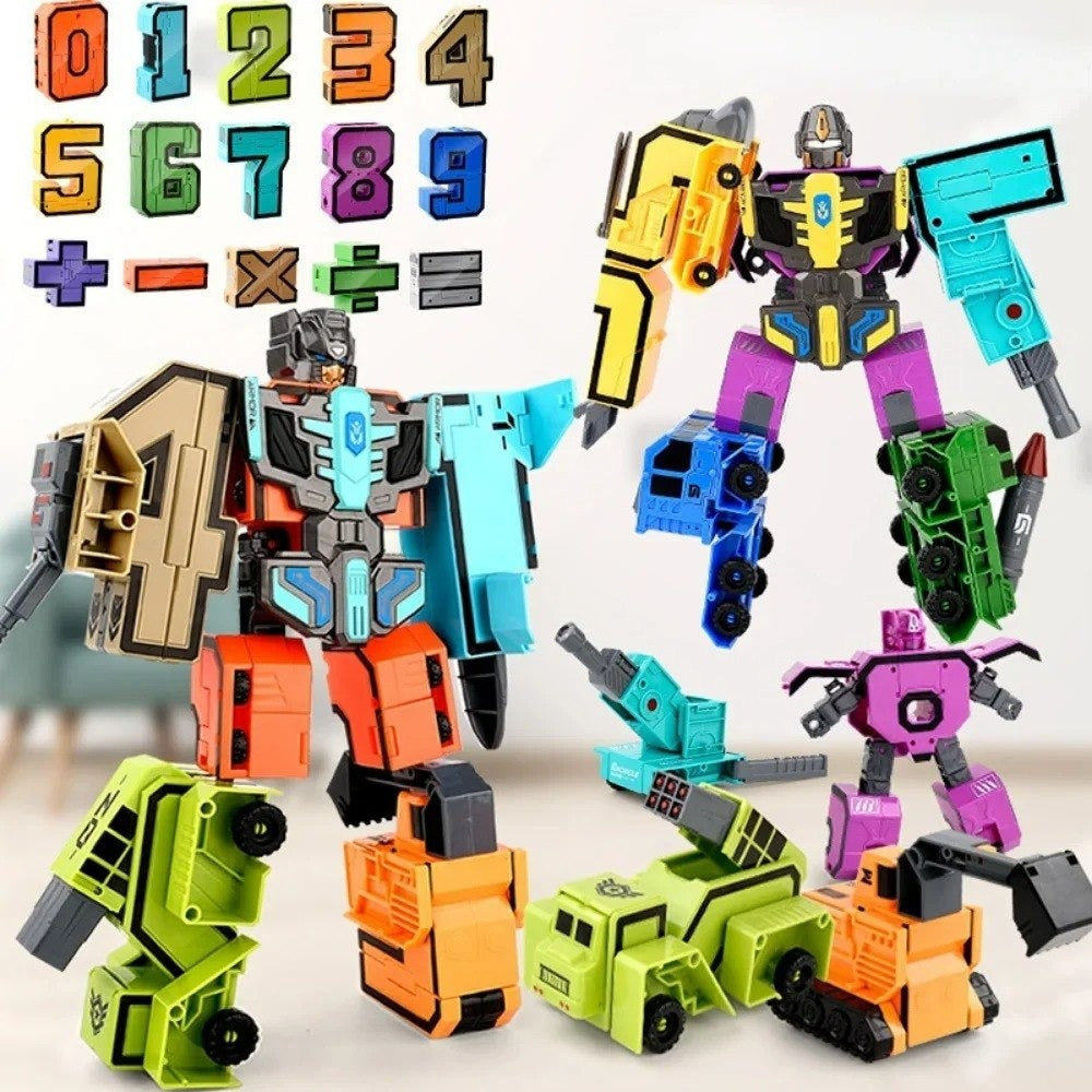 PROMO DOBLE SET DE ROBOT TRANSFORMER (2X1)