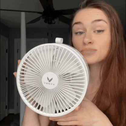 Ventilador portátil y recargable